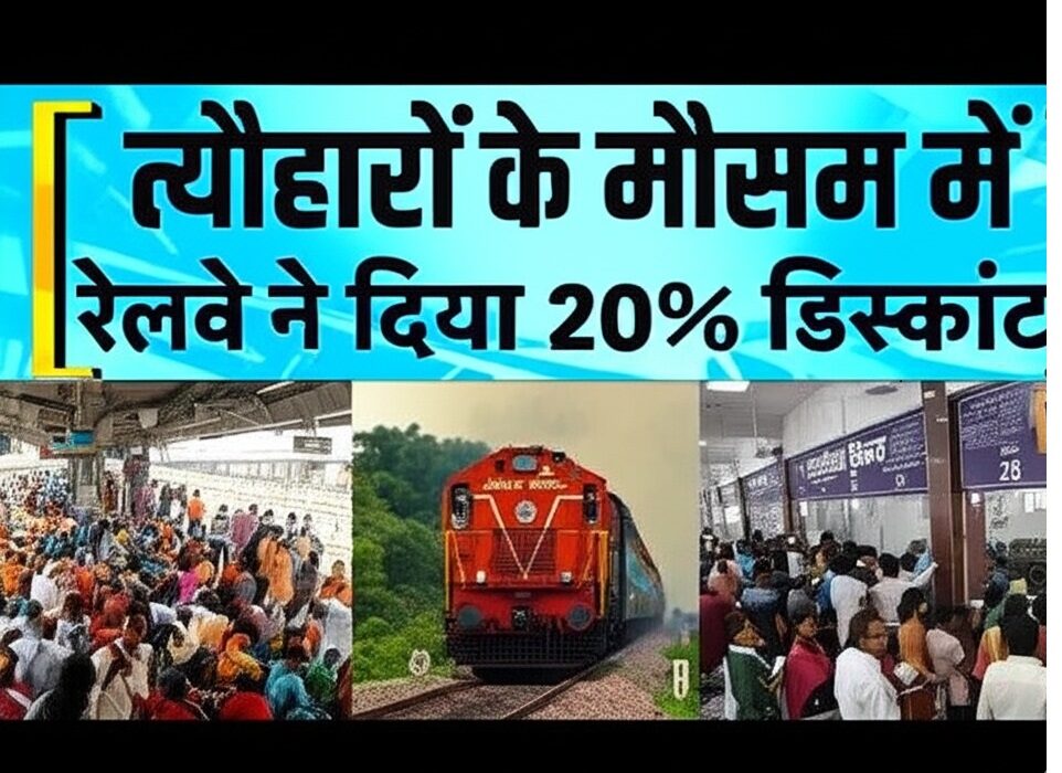 20% Discount On Railway Ticket