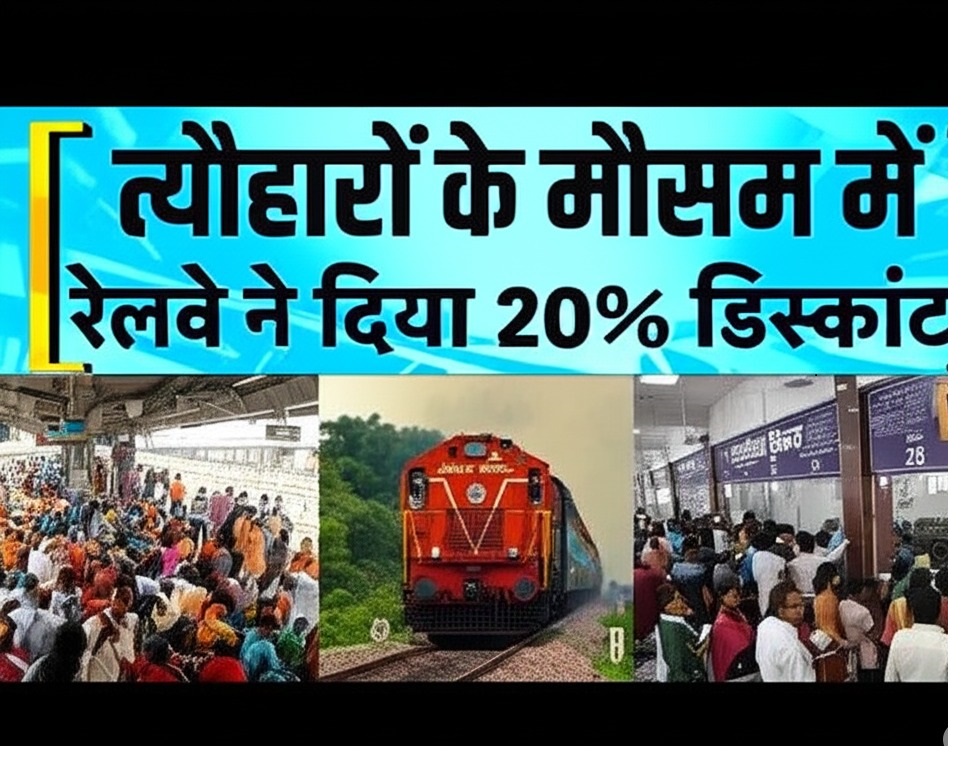 20% Discount On Railway Ticket